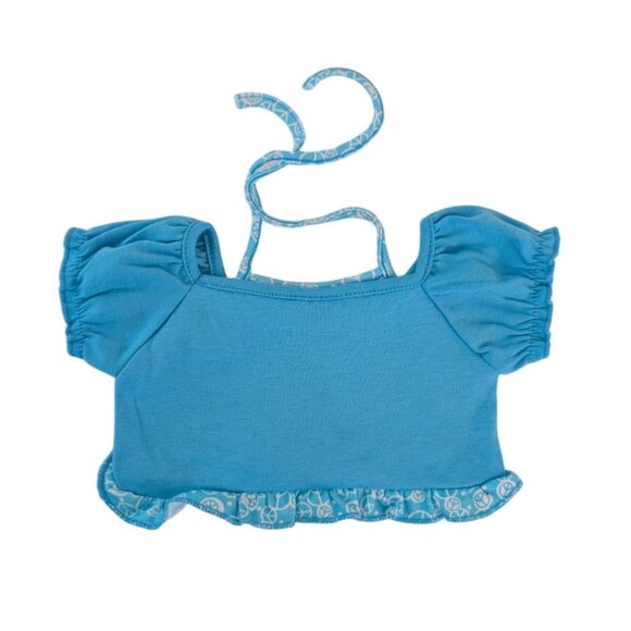 Build A Bear Clothes Cincinnati Reds Dress Peace Shirt Skirts Panties 5 Pc NWT - Picture 5 of 11